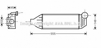 AVA QUALITY COOLING fd4309 -  Интеркулер
